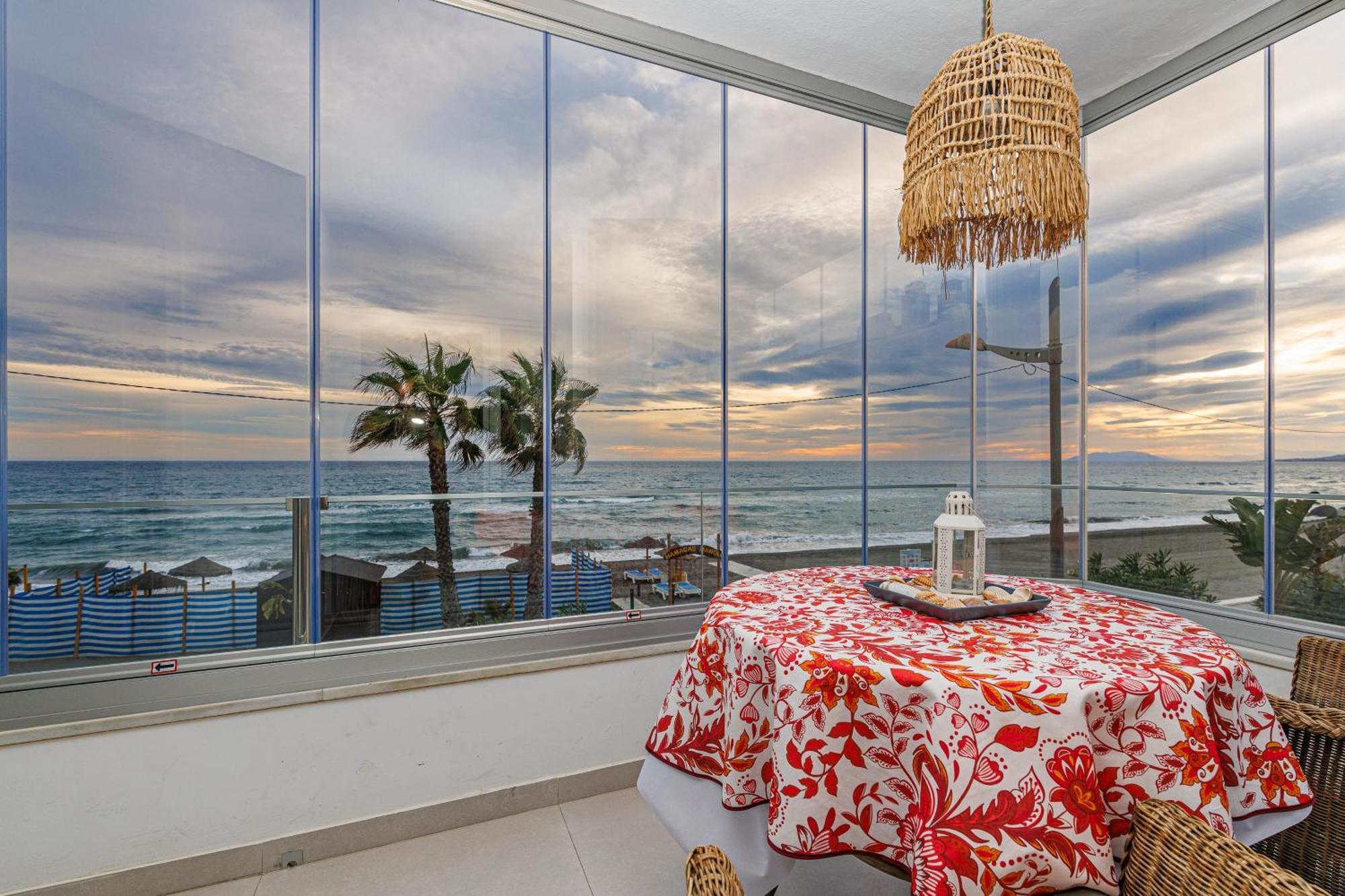 Laguna Beach Wohnung Mit Freiem Meerblick Torrox Eksteriør billede