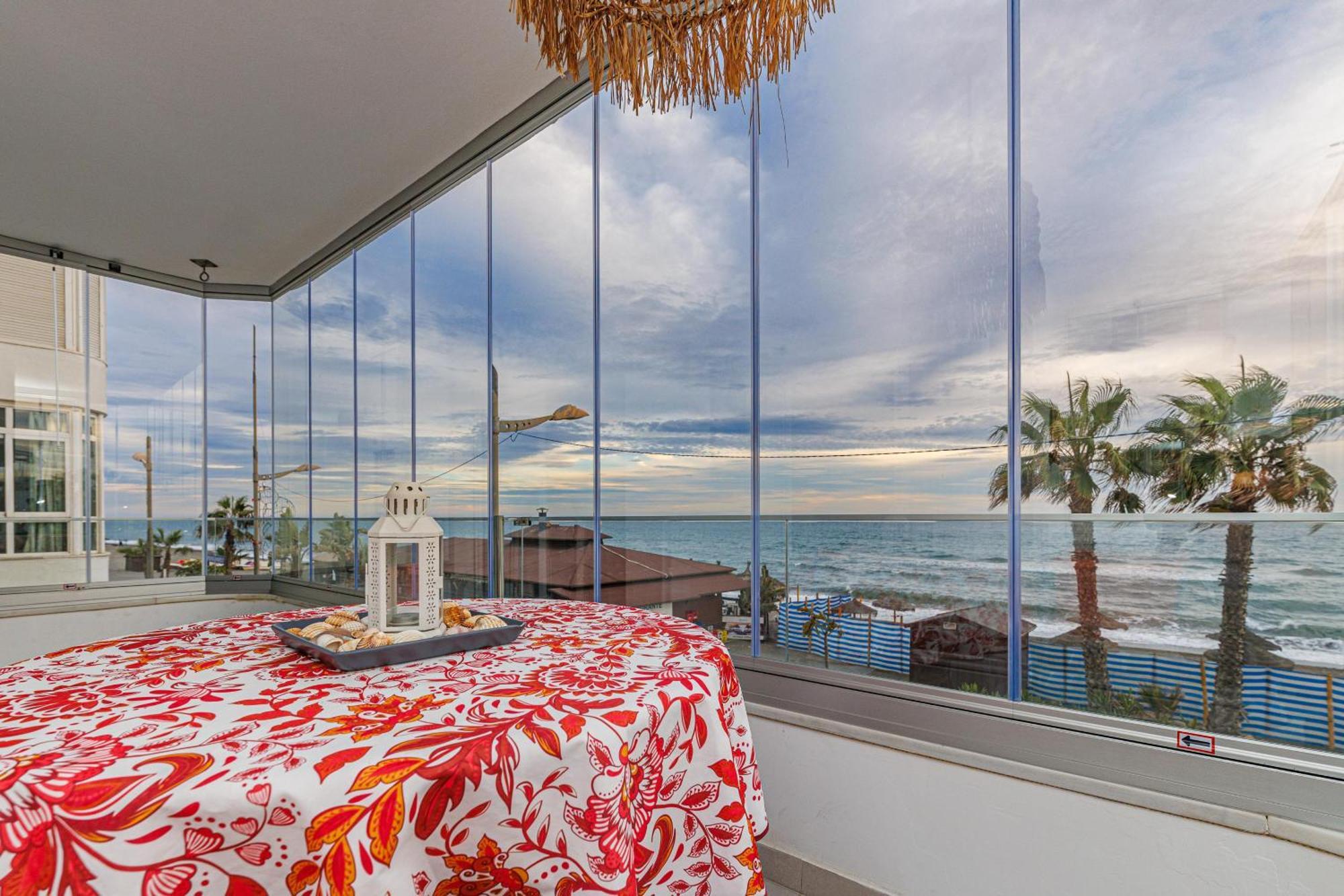 Laguna Beach Wohnung Mit Freiem Meerblick Torrox Eksteriør billede