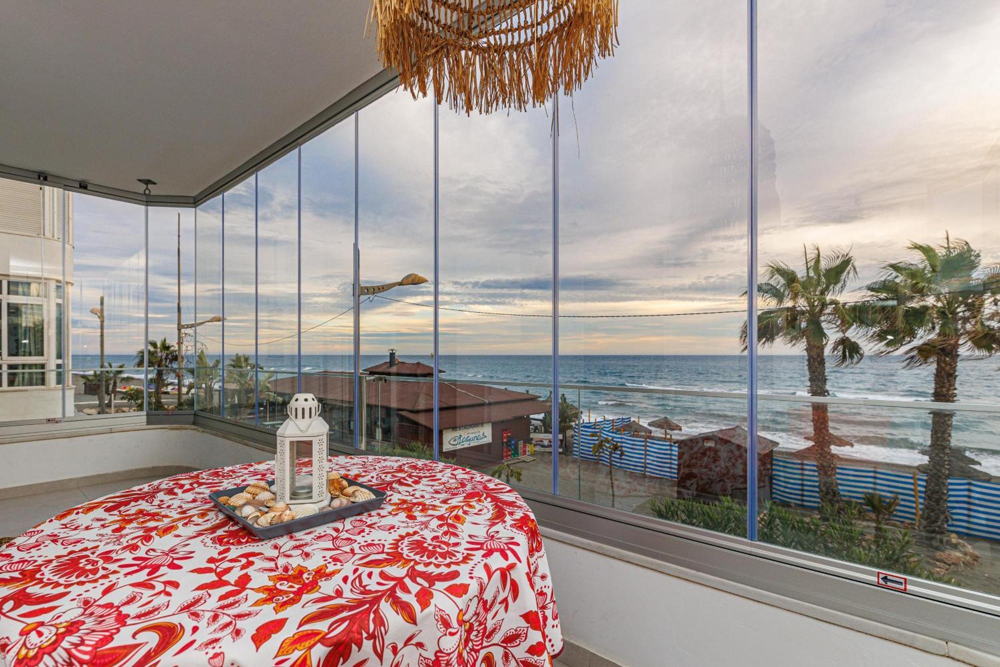 Laguna Beach Wohnung Mit Freiem Meerblick Torrox Eksteriør billede